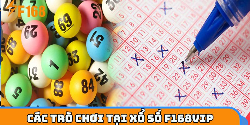 Điểm danh các game có mặt tại xổ số F168VIP