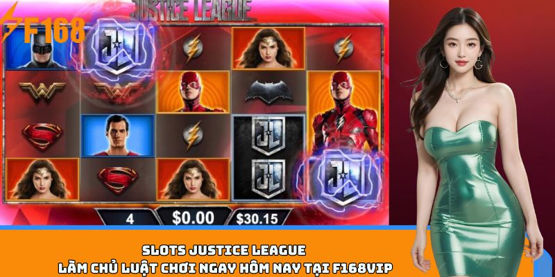 Slots Justice League – Làm chủ luật chơi ngay hôm nay tại F168VIP
